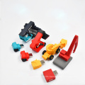 PVC Rubber Car Shape Custom USB Flash Drive 3D Shape PVC  USB Flash Drive Silicon Rubber Excavator Shape USB Pendrive